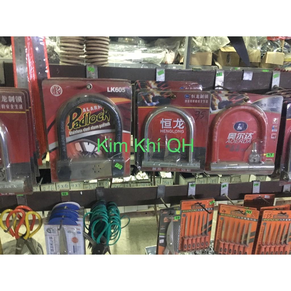 Khóa xe máy chống cắt trộm, khóa U báo động, U INOX, Dây cao cấp hàng đẹp giá tốt.