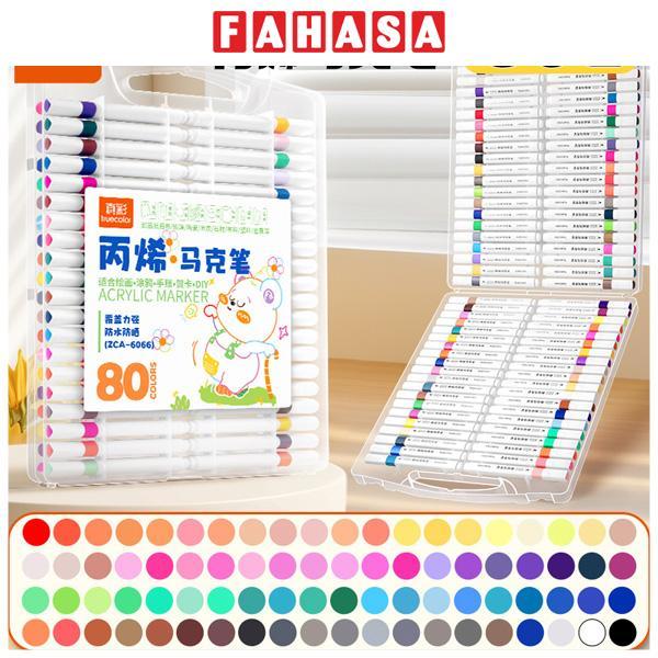 Hộp 80 Bút Lông Acrylic Marker - Truecolor ZCA-6066-80