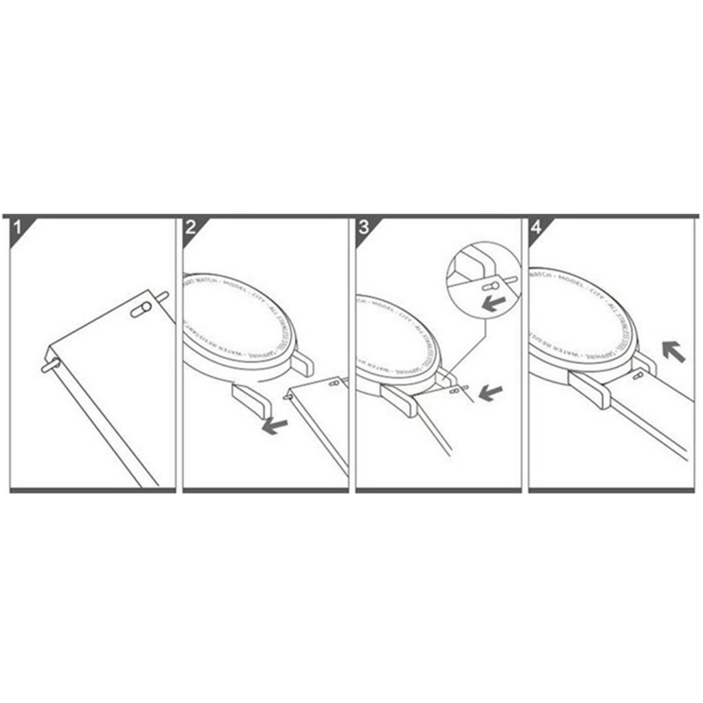 20mm Silicone Quick Release Strap Stainless Steel Buckle#1