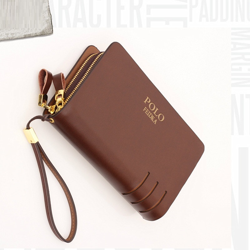 Ví nam nữ mới của Paul Niu Er Leather 1718 - Hàng nhập khẩu