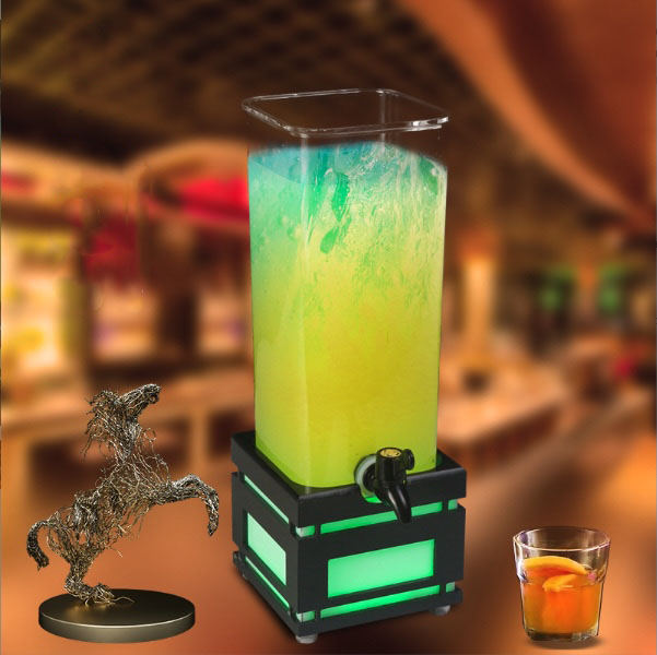 Bộ Bình Rót Cocktail đèn led đẹp mắt 3L Sign In The Club - kèm Remote điều khiển