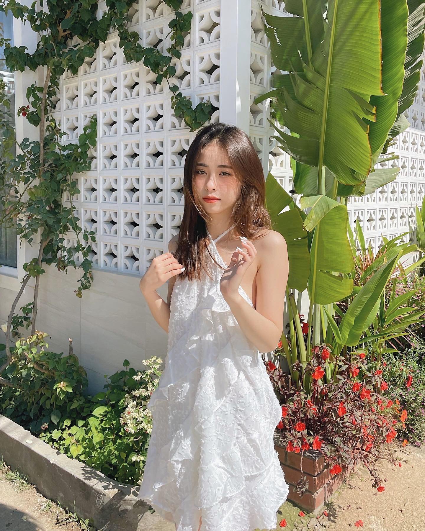 Hình ảnh Đầm yếm lông vũ Furlise Dress Gem Clothing SP060412