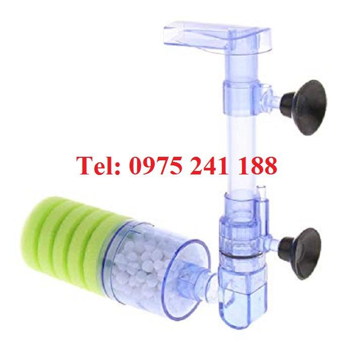 Lọc bể cá XY-2881 đã bao gồm cả hộp lọc, bông lọc và sứ lọc