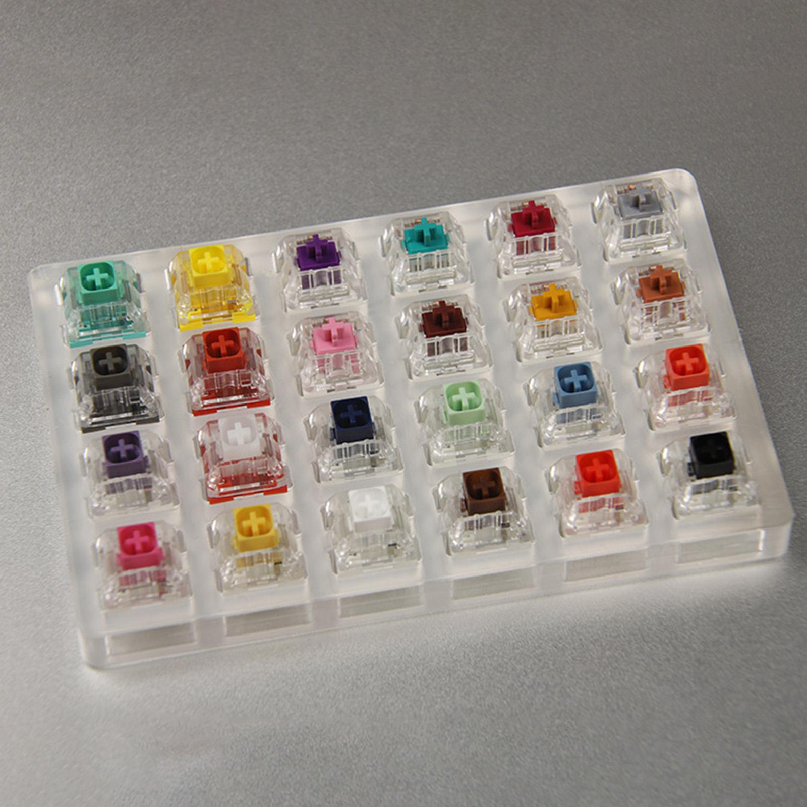 Acrylic Pro 24 Switch Switches Switch Sampler for Mechanical Keyboard
