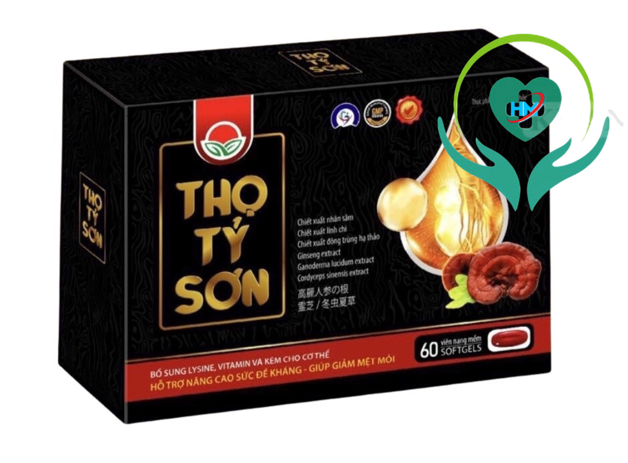 Viên uống Thọ Tỷ Sơn Sunway, hộp 60 viên, giúp ăn ngon, ngủ tốt, bồi bổ sức khoẻ