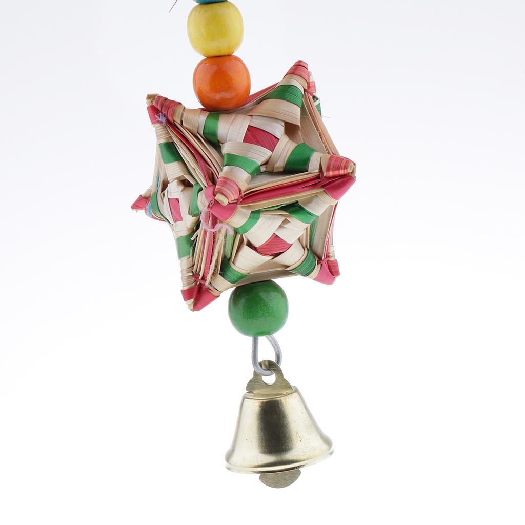 Bird Toys Parrot Swing Cage Supplies For Parakeet Cockatiel Budgie Lovebird