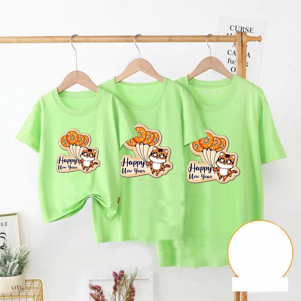 Áo Gia Đình Cotton Áo Đôi Mùa Hè