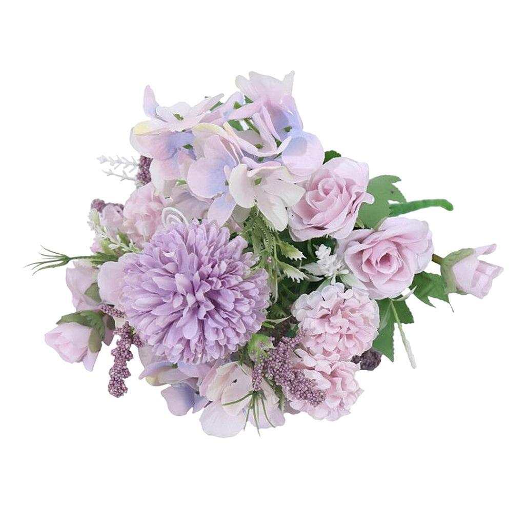 7 Branches Artificial Flowers Wedding Party Home
