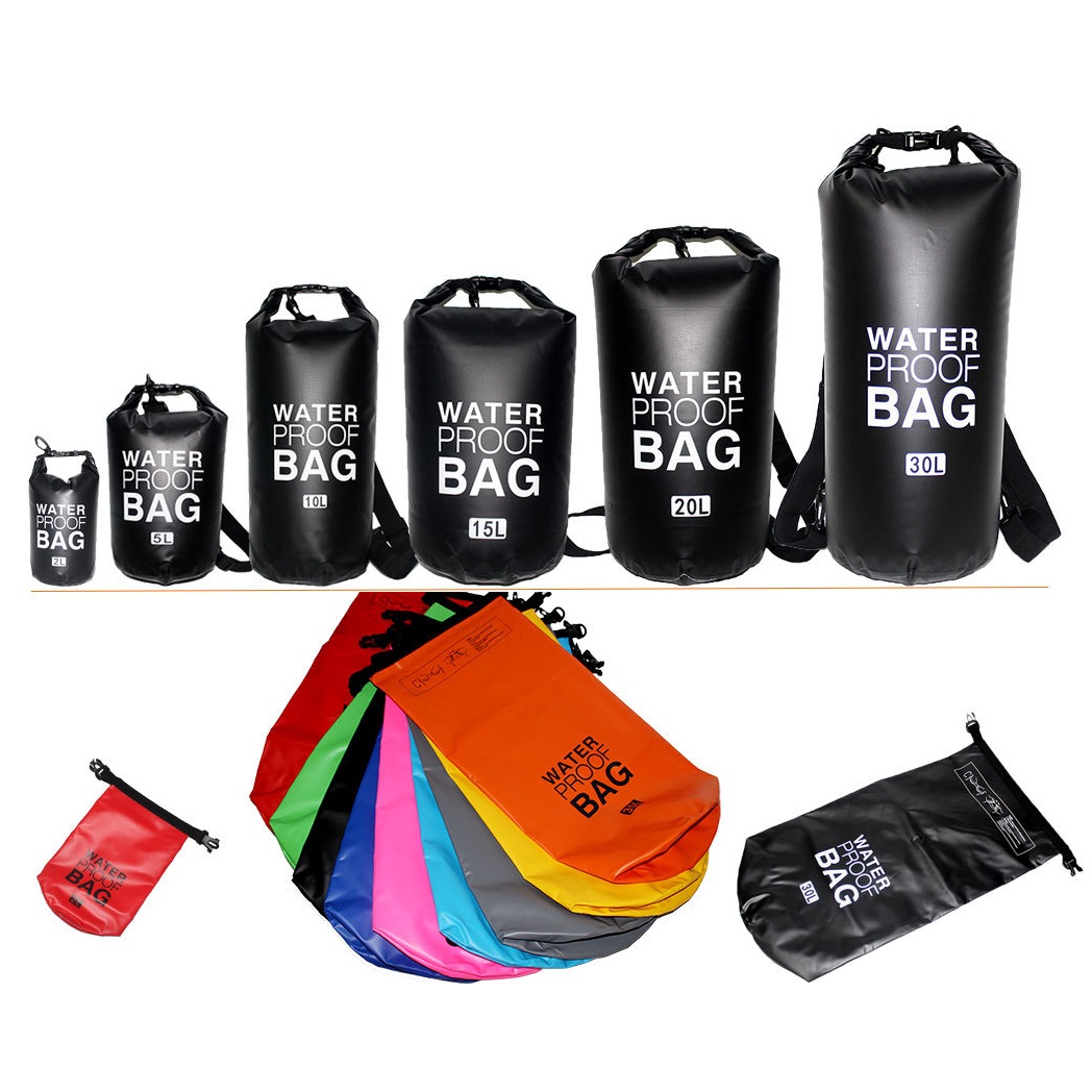 Túi khô chống thấm nước cao cấp sử dụng đi biển, dã ngoại Waterproof Bucket Bag (màu vàng)