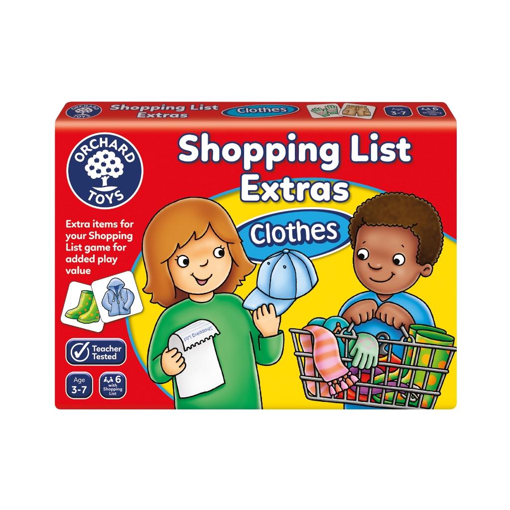 Trò chơi trí tuệ Shopping List Bộ Quần Áo - Orchard Toys phát triển trí tưởng tượng, ghi nhớ của trẻ
