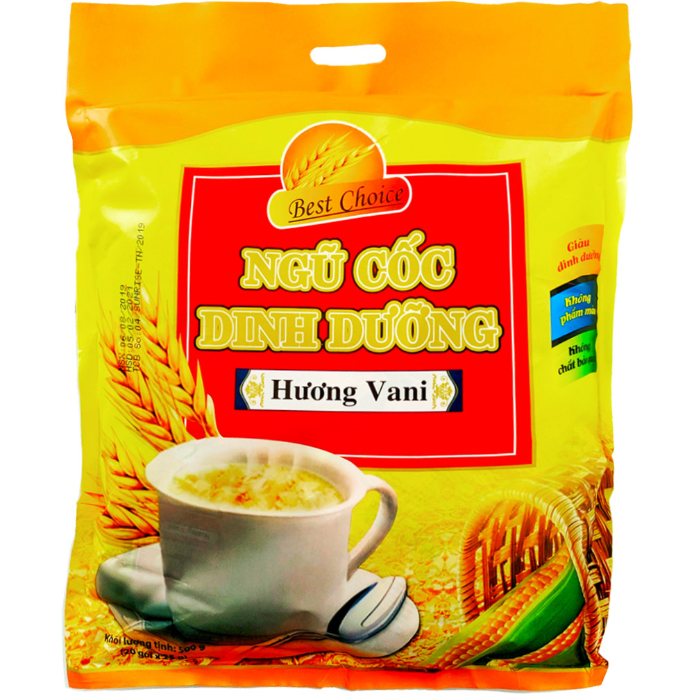 Ngũ cốc dinh dưỡng bổ sung canxi gói 450g (25g x 18)