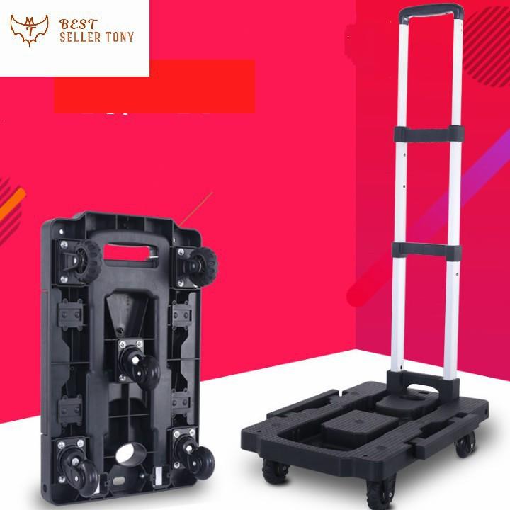 Xe kéo hàng đẩy hành lý max 220LB cao cấp 2019