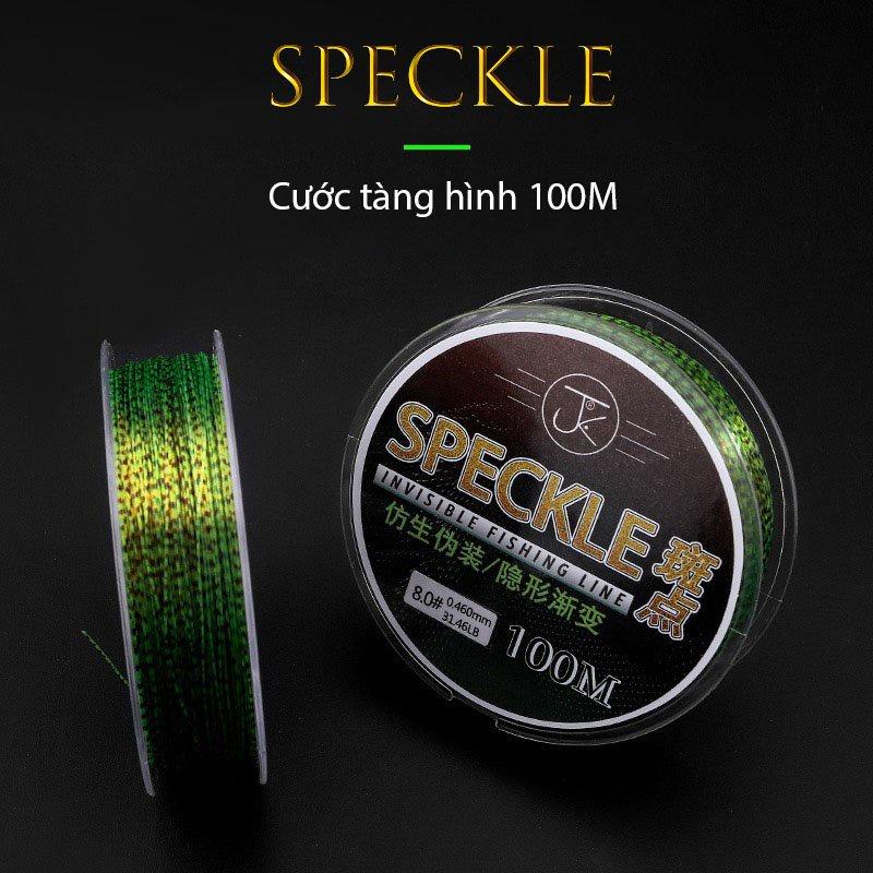 Cước Câu Cá Dây Câu Cá Tàng Hình Nylon Speckle 100m Dù Câu Cá Siêu Bền