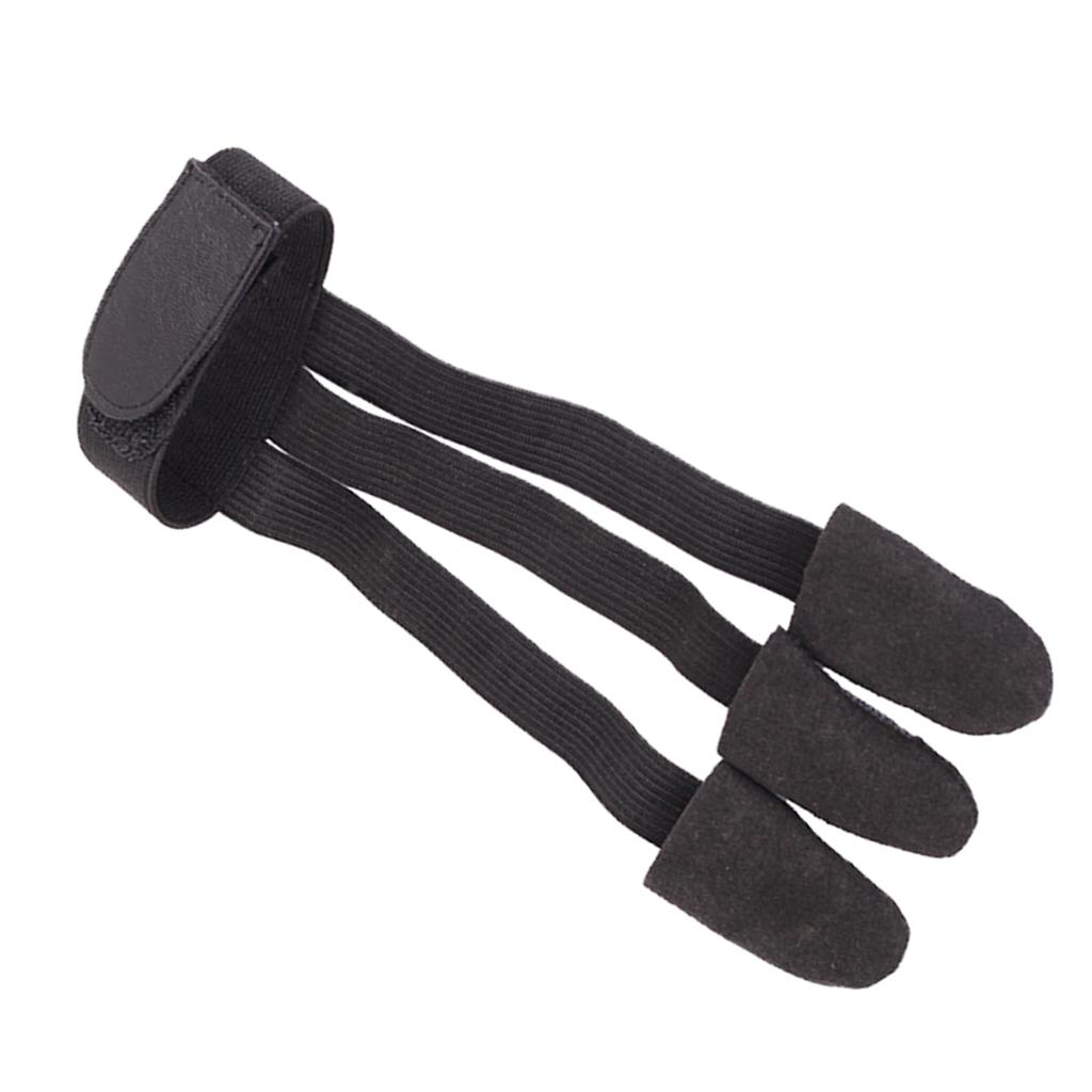 3 Finger Archery Protector Tab Guard Glove for Tradition Bow Hunting