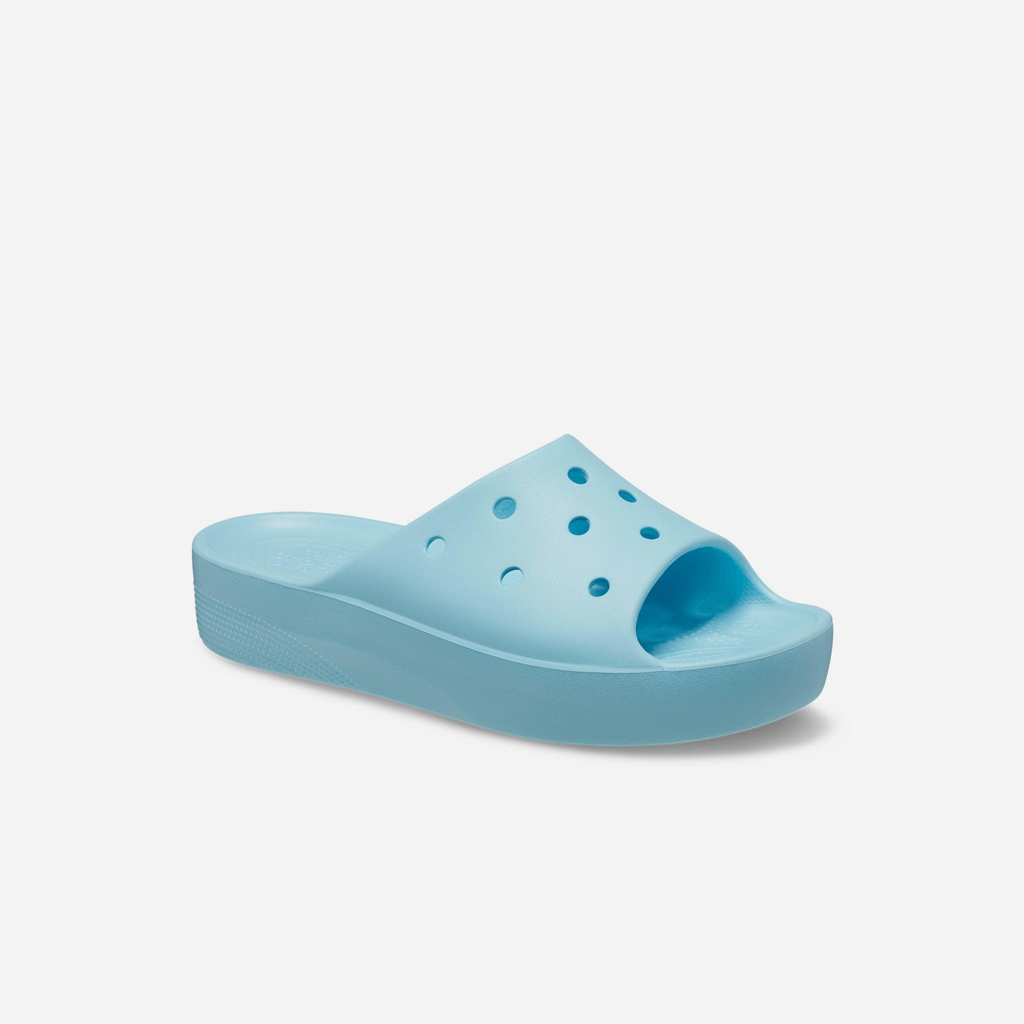 Dép quai ngang nữ Crocs Classic Platformide - 208180-411