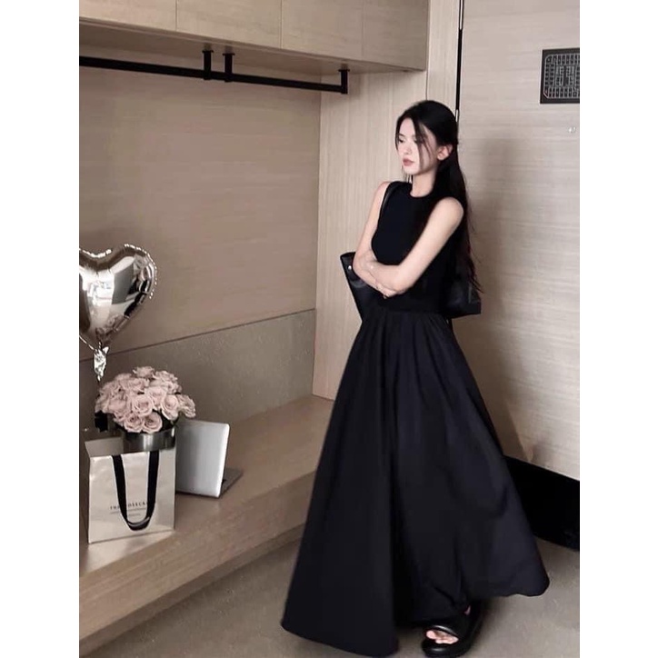 Đầm maxi đi biển, váy xoè dự tiệc