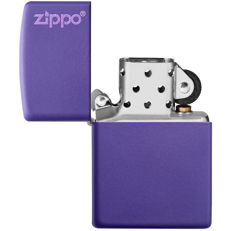 Bật Lửa Zippo 237Zl – Zippo Purple Matte Zippo Logo