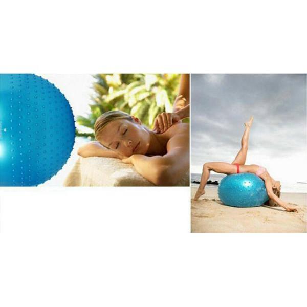 Bóng tập yoga có gai 65cm nhỏ gọn dễ sử dụng