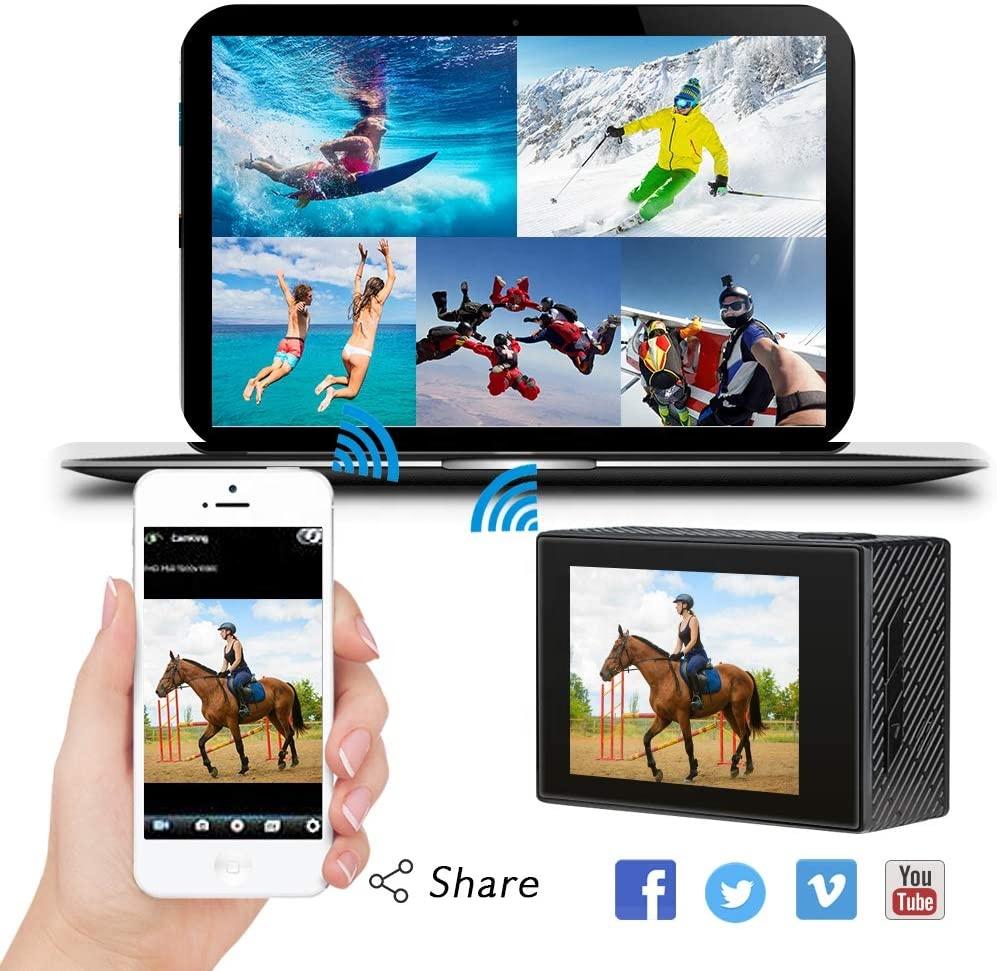 Máy ảnh thể thao HD 1080p Máy quay nhỏ Go Pro 9 Mũ bảo hiểm xe máy chậm