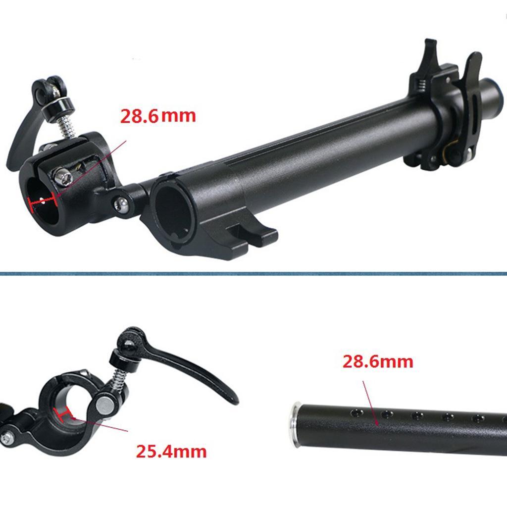 Folding Bike Handlebar  Quill Stem Riser  Black