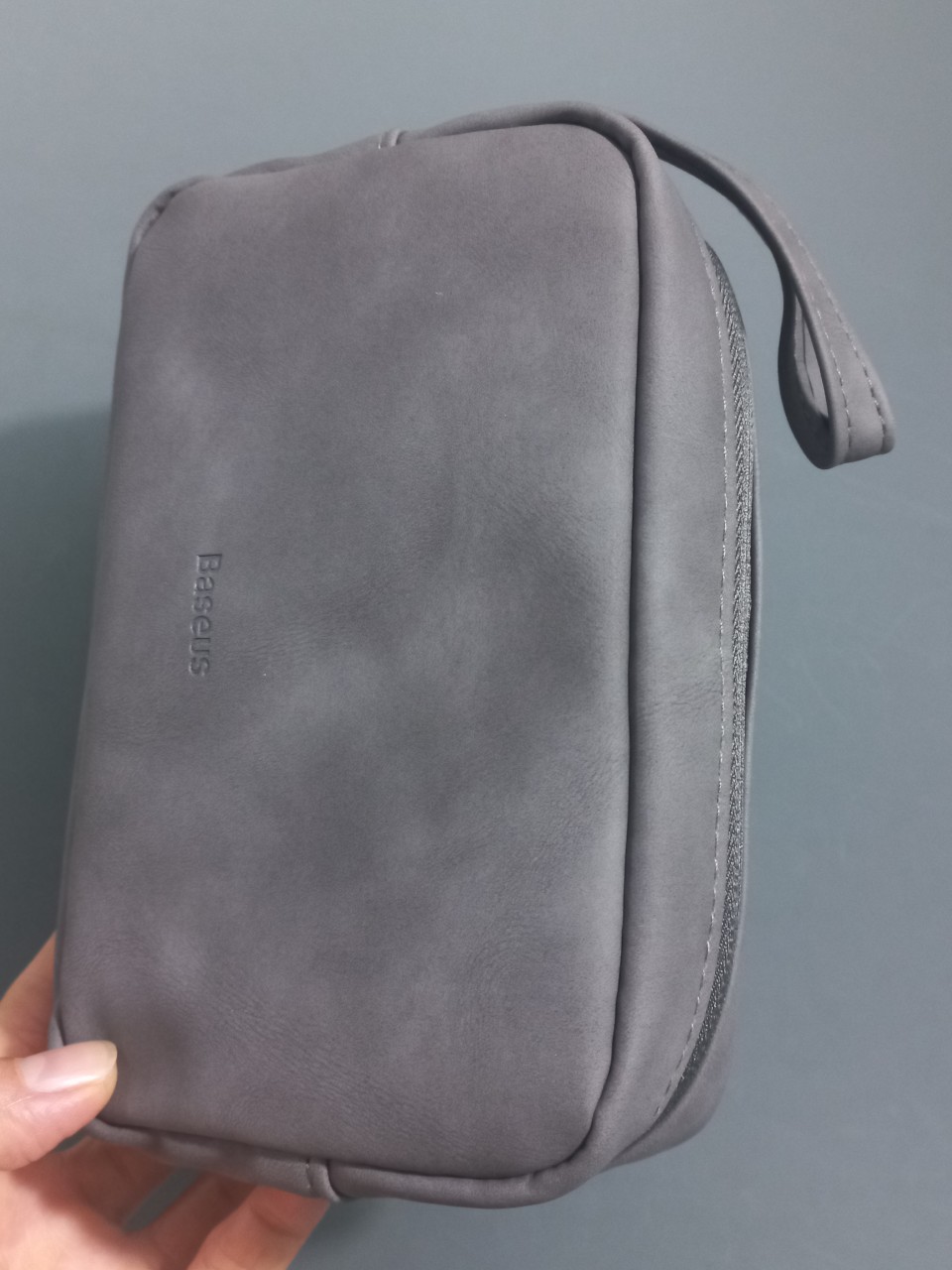 Túi đựng phụ kiện nhỏ gọn da nhân tạo chống thấm Baseus Easyjourney Storage Bag _ Hàng chính hãng