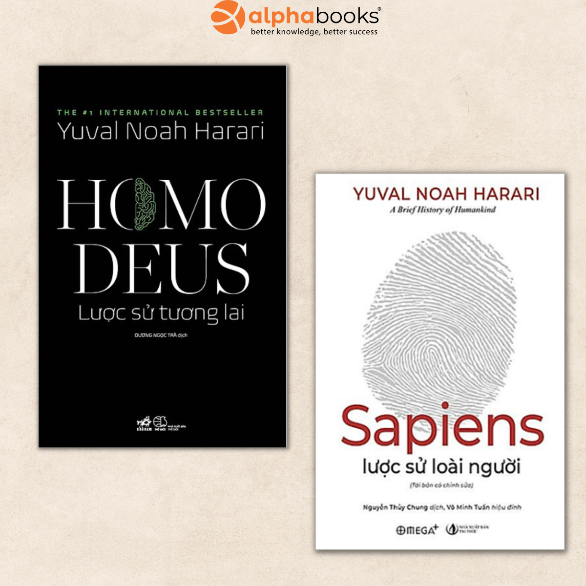 Combo: Sapiens Lược Sử Loài Người + Homo Deus Lược Sử Tương Lai