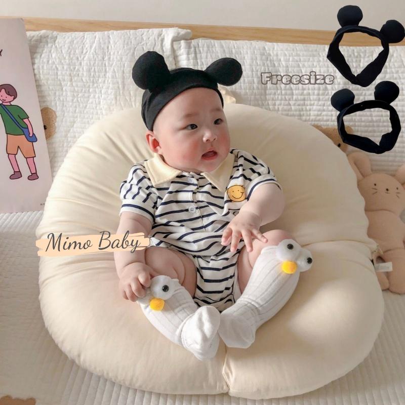 Băng đô, turban tai gấu phồng đáng yêu cho bé BD42 Mimo Baby