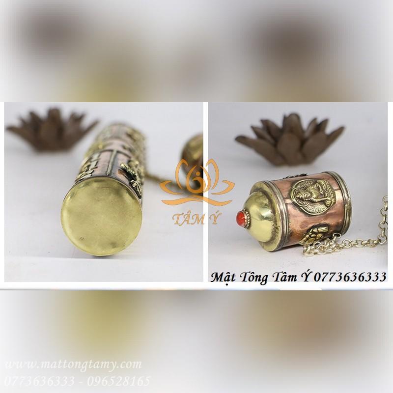 Ống Đựng Hương/Nhang Bằng Đồng