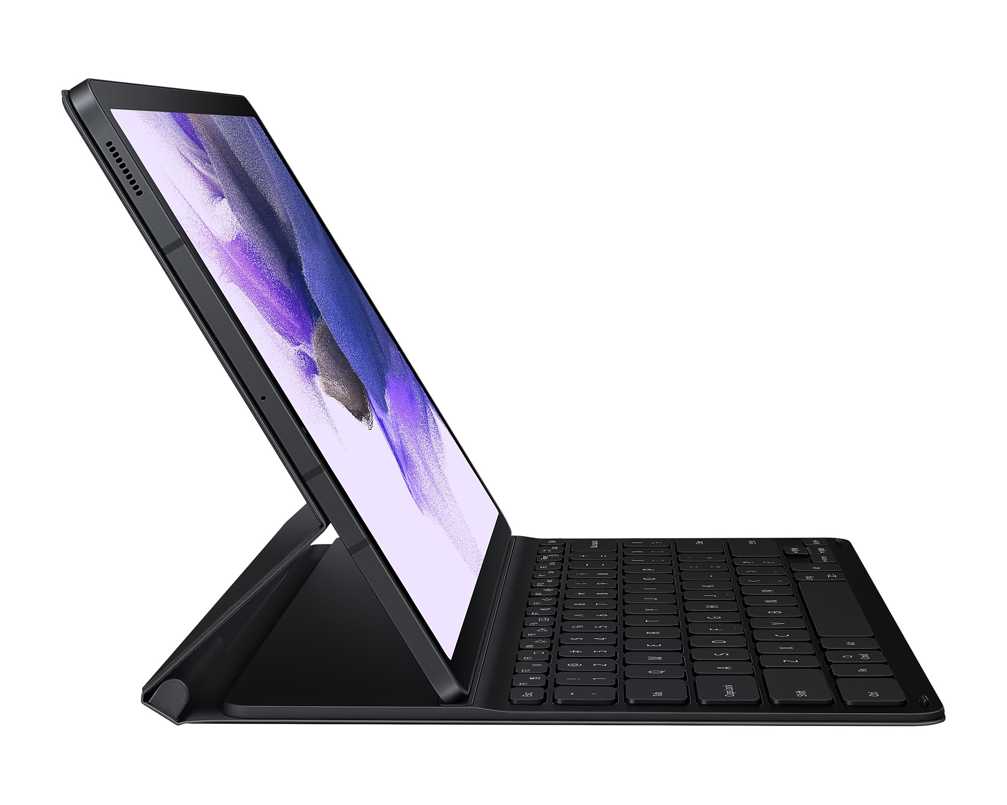 Bao Da kèm bàn phím Galaxy Tab S7 Plus / S8 Plus và S7 FE Book Cover Keyboard Slim - Hàng Chính Hãng