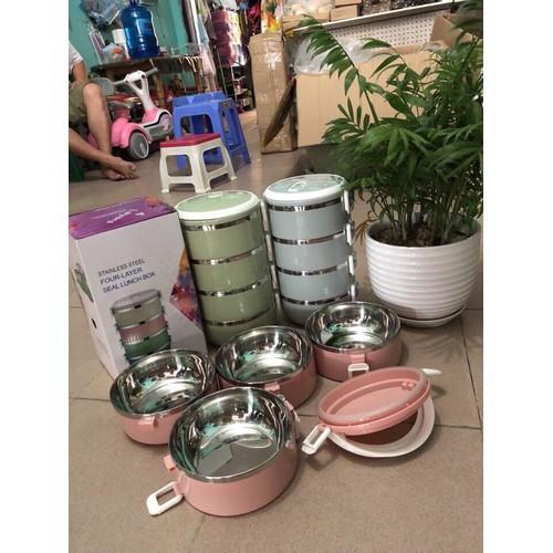CẶP LỒNG CƠM GIỮ NHIỆT 4 TẦNG CAO CẤP