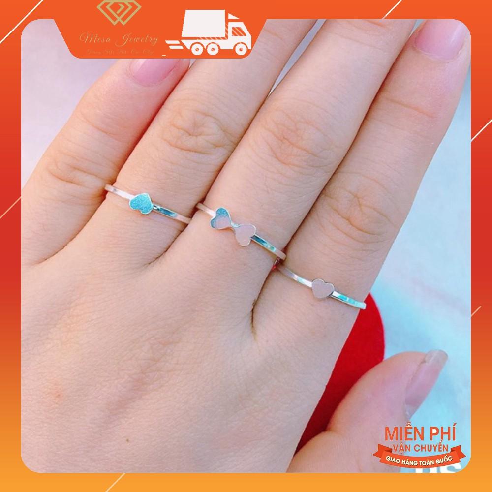 Nhẫn cỏ 4 lá may mắn