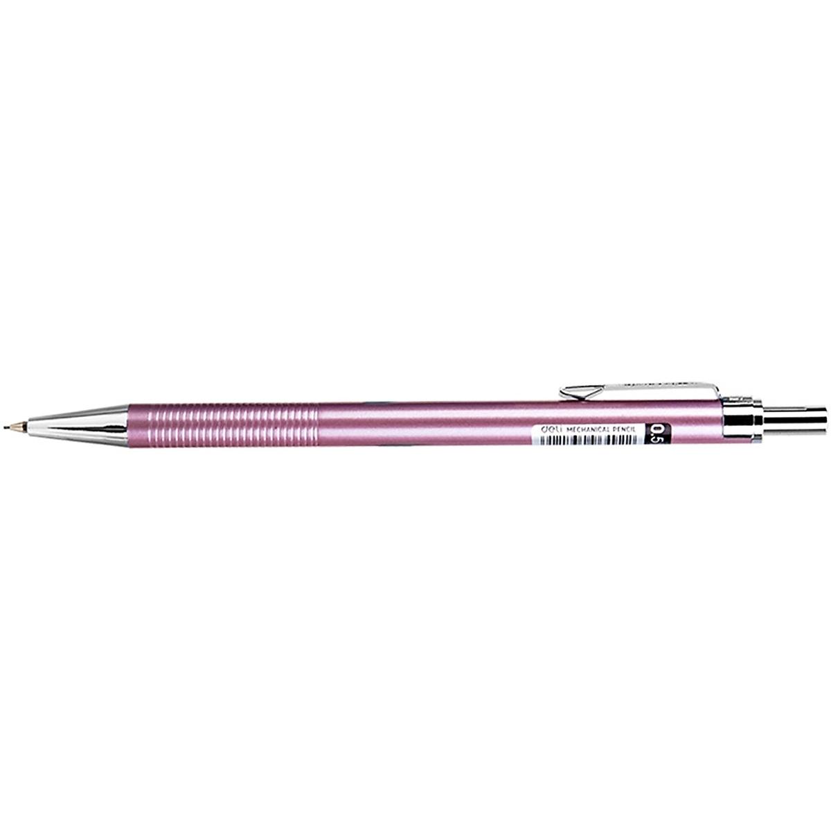 Bút Chì Bấm 0.5 mm - Vỏ Kim Loại - Deli 6492