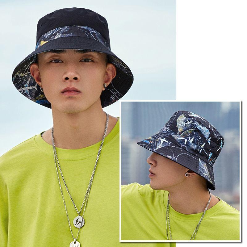 Nón Bucket 2 Mặt / Mũ Bucket Nam / Nón Rộng Vành Nam / Nón Chống Nắng Nam / Nón Vành Chống Nắng Tia UV Hai Mặt Thời Trang Mùa Hè Cho Nam