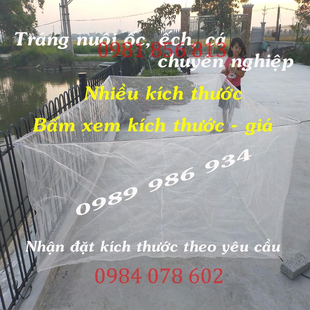 Tráng lưới nuôi ốc nhồi ốc bươu đen rộng cá | uy tín chất lượng