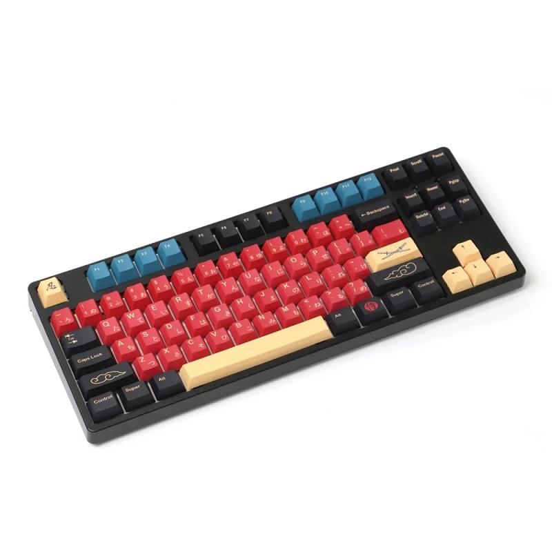 Japanese Samurai 129 Keys PBT Cherry Keycap Phím Lắp Cho Bàn Phím Cơ Keycaps