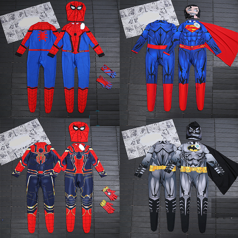 Bộ đồ siêu cho bé trai nhiều nhân vật anh hùng, đồ hoá trang halloween cho bé G01