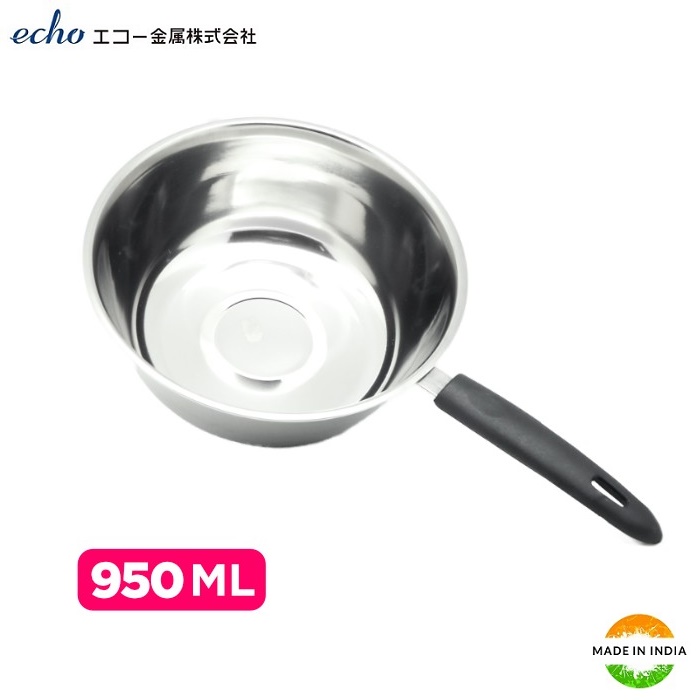 Tô inox có tay cầm Echo Metal Ø16cm - Hàng nội địa Nhật Bản nhập khẩu chính hãng