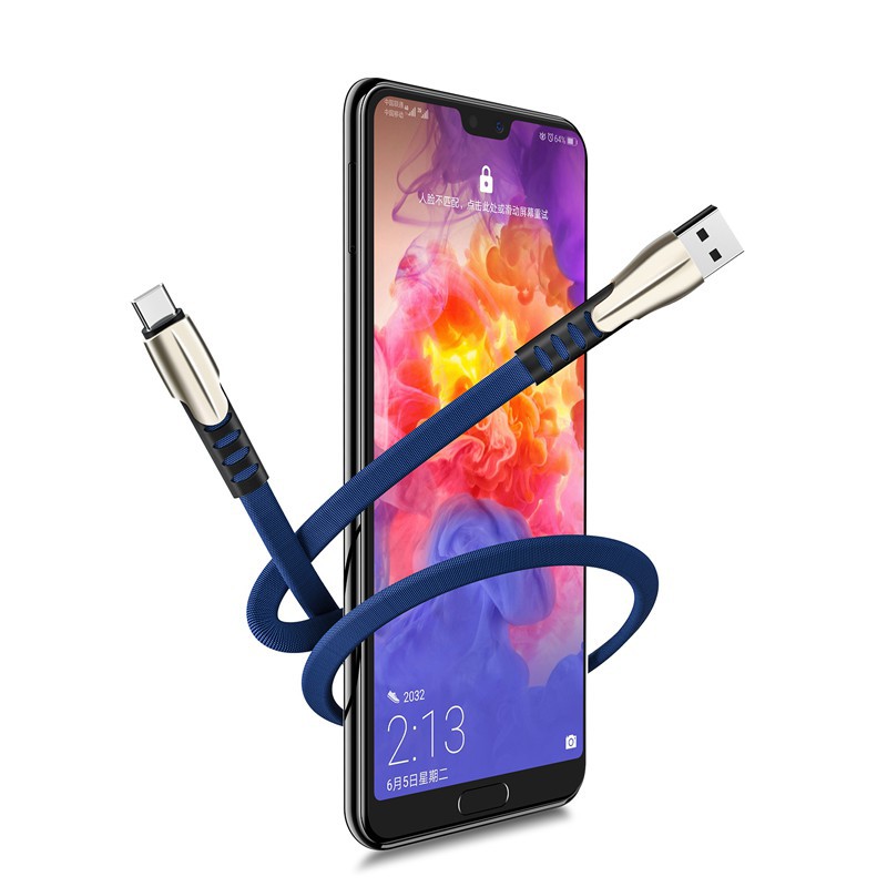 Dây cáp sạc siêu nhanh 5A kết nối cổng Micro USB/Type-C /Light ning IOS tùy chọn cho iPhone IOS Android - miếng lót chuột