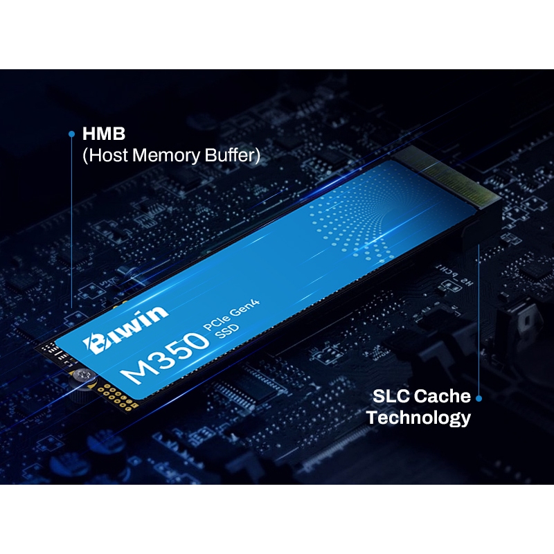 Ổ cứng gắn trong SSD M.2 BIWIN M350 PCIe Gen4x4 NVMe 500GB Bảo hành 5 năm Hàng chính hãng 1 đổi 1