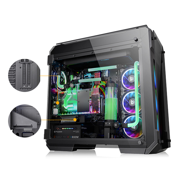 Vỏ Case Máy Tính Thermaltake View 71 Tempered Glass RGB Edition CA-1I7-00F1WN-01 E-ATX - Hàng Chính Hãng