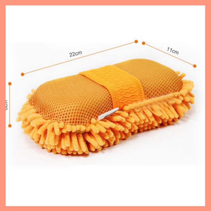 Miếng san hô rửa xe Microfiber siêu mịn tiện dụng