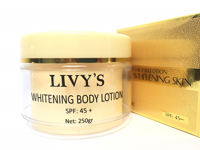 Kem body Livy's dưỡng trắng và chống nắng toàn thân