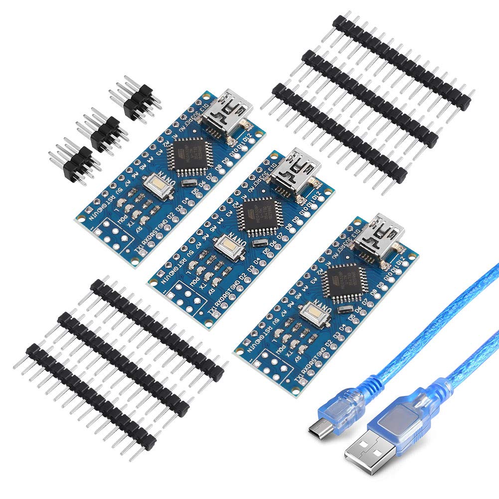 Module arduino NANO V3.0 Atmega328P CH340 tặng cáp đọc ghi dữ liệu