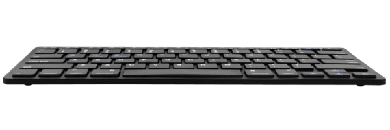 Bàn Phím Không Dây Targus AKB55 Multi-Platform Bluetooth Keyboard Black - Hàng Chính Hãng