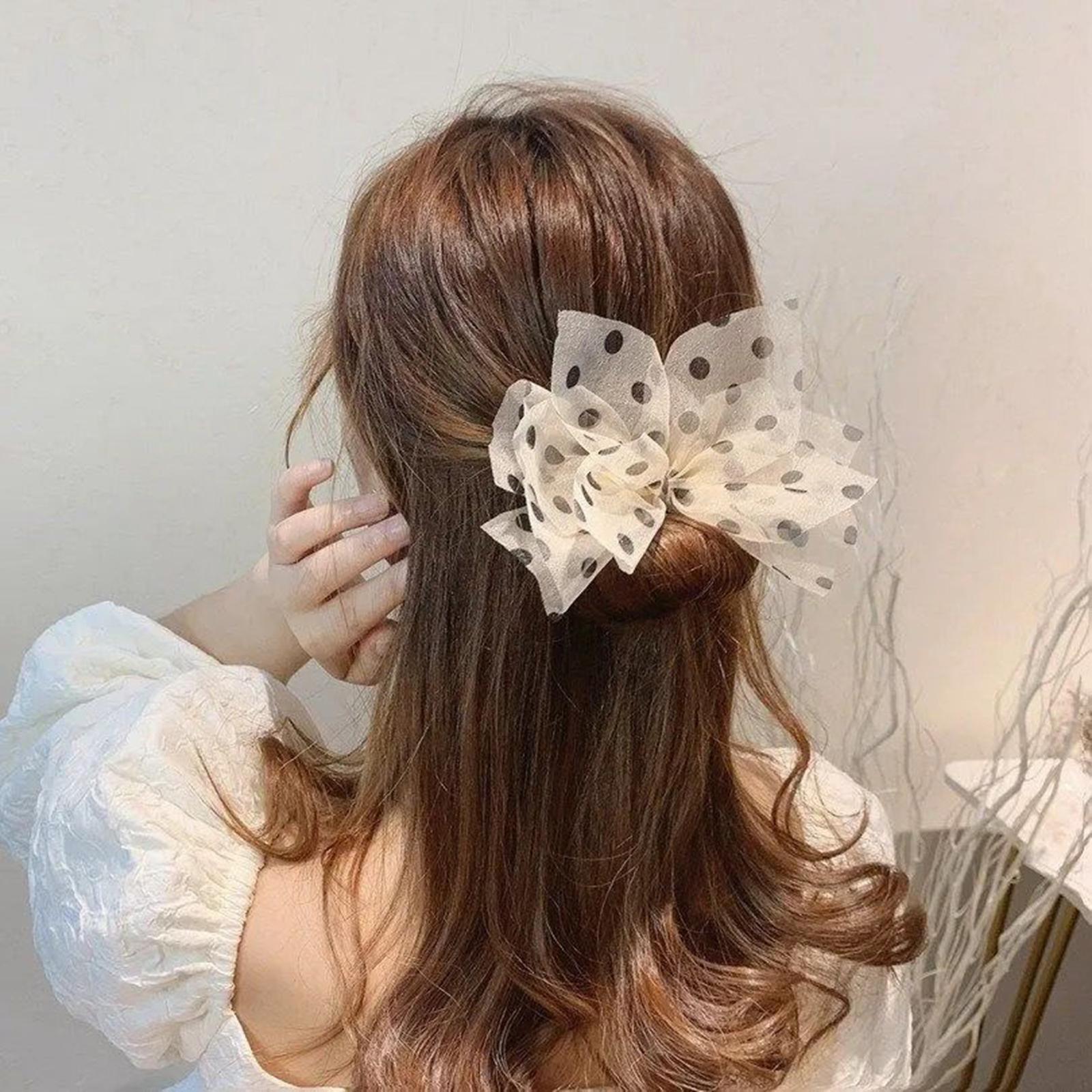Hair Stick Band French Twist Bowknot Women Elegant Bun Maker Wedding