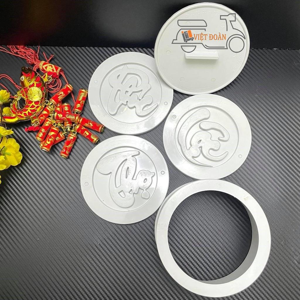 Khuôn xôi PHÚC LỘC THỌ - SIÊU ĐẸP. Khuôn in nhấn tạo hình, định hình chữ Phúc Lộc Thọ - Size 12cm