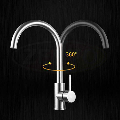 Combo chậu rửa chén bát inox hai hố cân 8245, vòi rửa bát cổ ngỗng nóng lạnh, bộ xả chậu, bình xà phòng, rá inox gác chậu