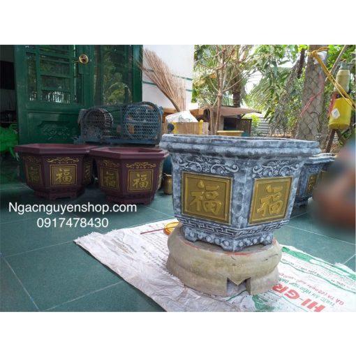 Khuôn lục giác rộng 38 mẫu chữ phúc hán có lòng trong liền khối, hàng dày dặn