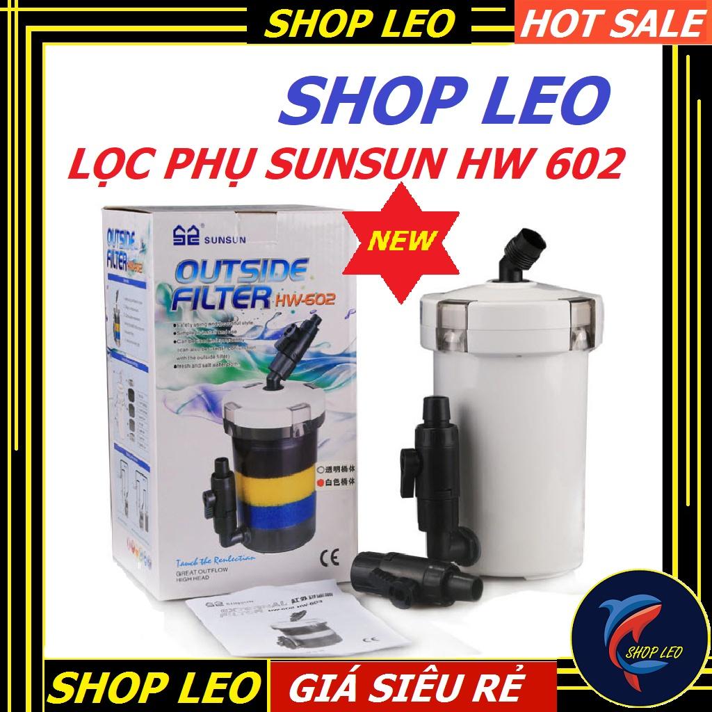 Lọc phụ Sunsun HW 602 - lọc phụ 602 vỏ trắng đục - Phụ kiện bể cá thủy sinh - hồ cá cảnh - shopleo