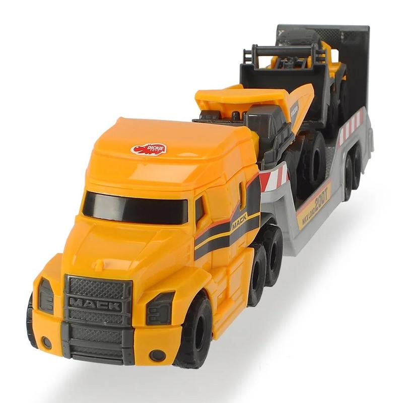 Bộ Đồ Chơi Mô Hình Xe Xây Dựng Mack/Volvo Micro Builder Truck - Dickie Toys 203725005